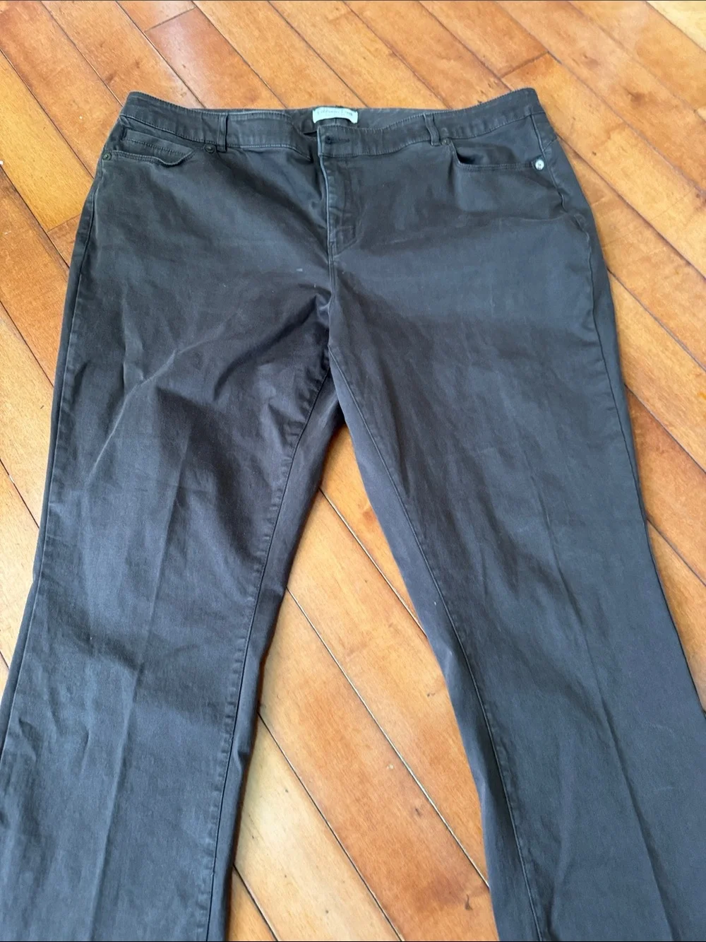 Coldwater Creek Brown Bootcut Trousers